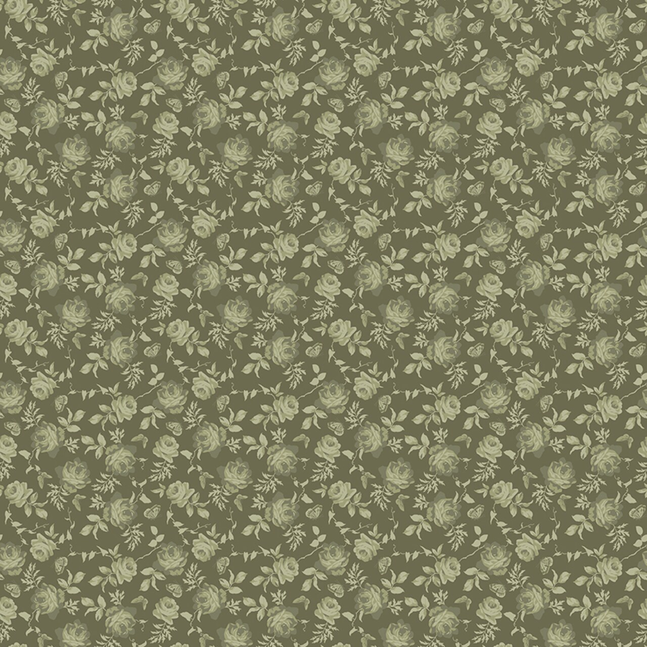 Tone-on-Tone in Green (c16125-green) | Anne of Green Gables | Riley Blake Designs | Riley Blake